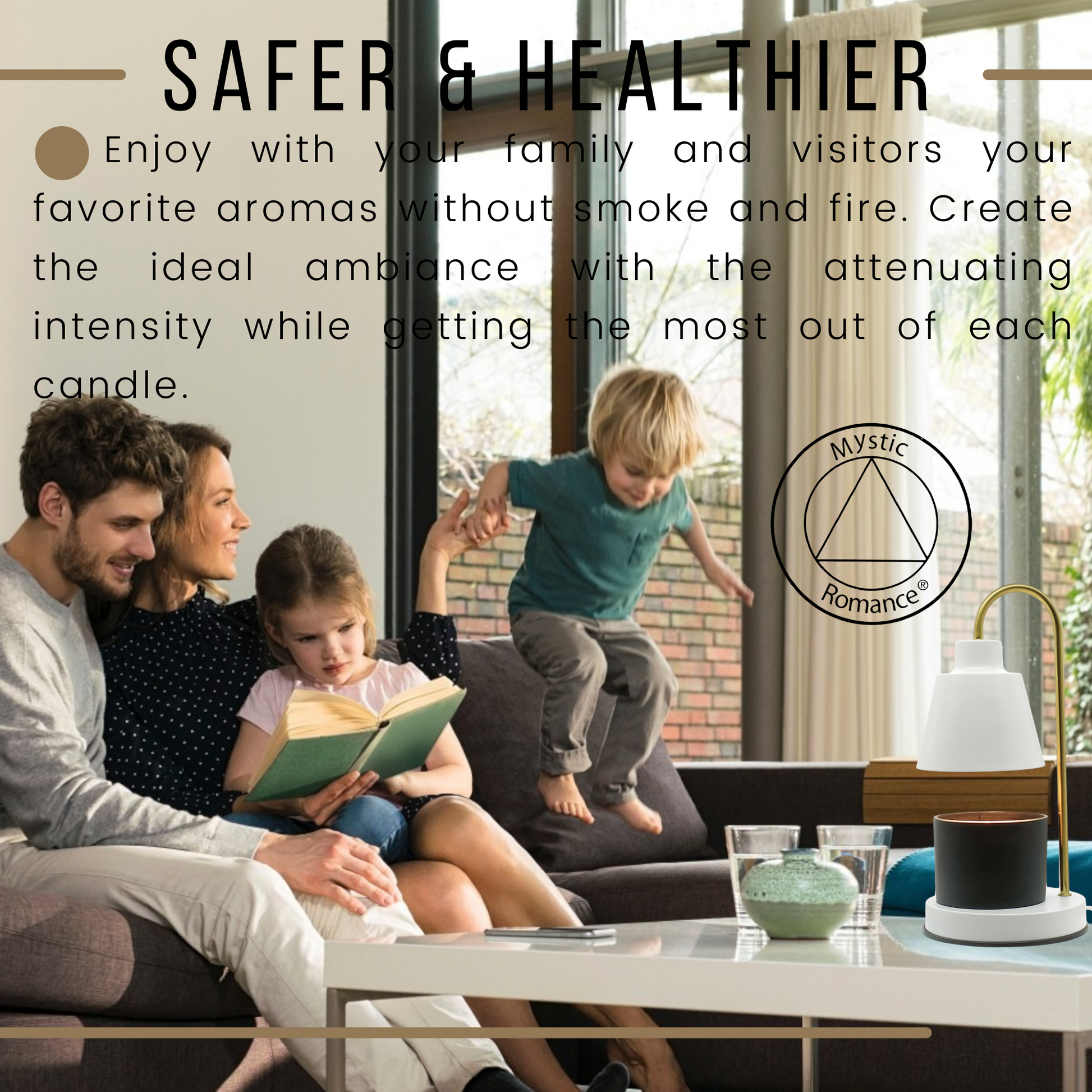 69141 Candle Warmer Lamp - DiAroma by Mystic Romance