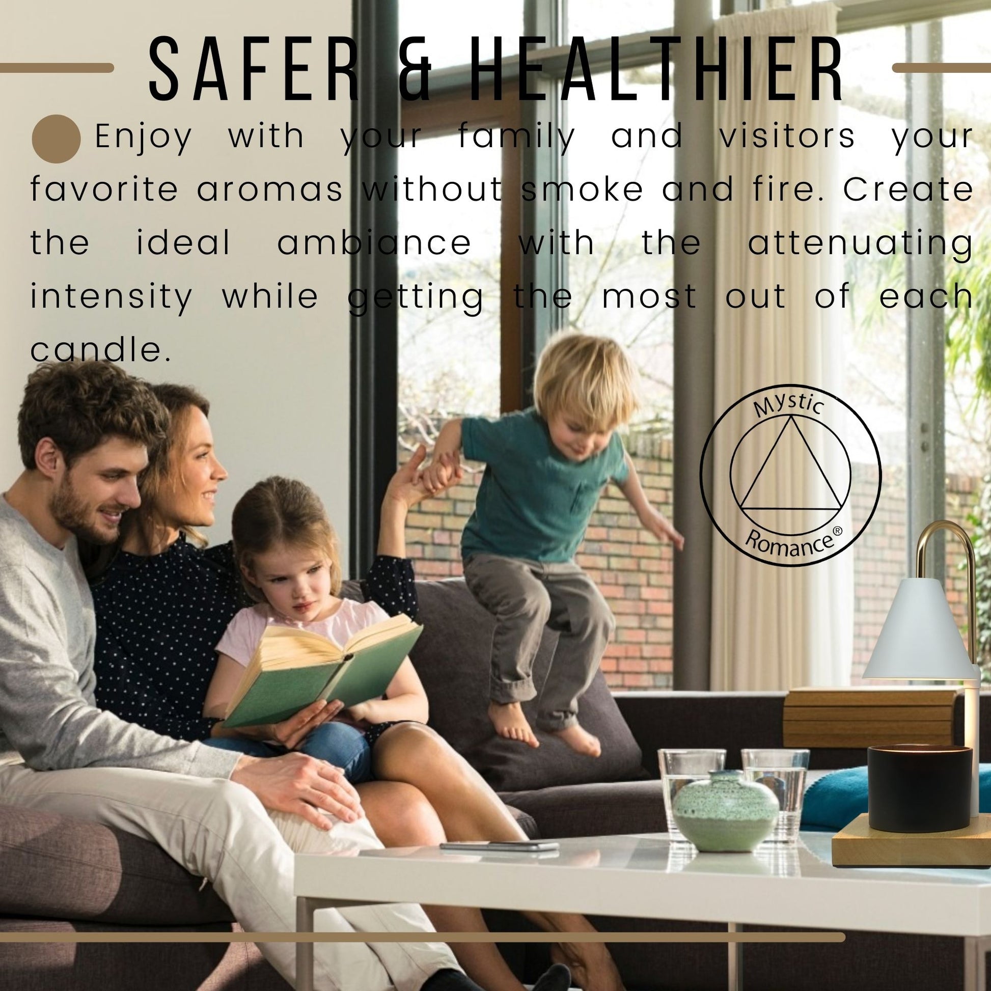 69139 Candle Warmers Lamp - DiAroma by Mystic Romance