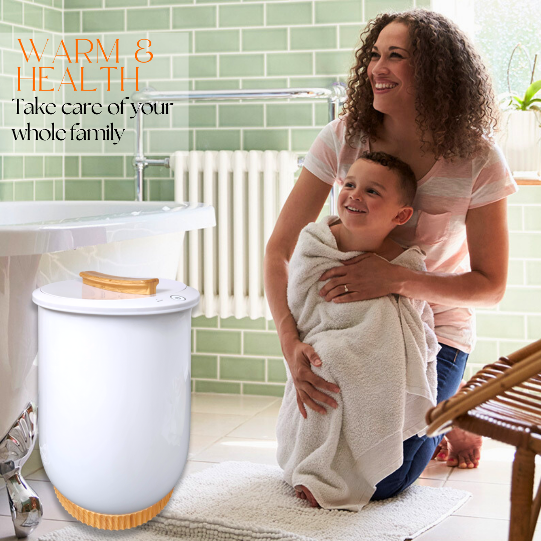 Di'Aroma® Towel Warmer 69798 - DiAroma by Mystic Romance.
Di'Aroma Towel Warmer, Luxury Towel Warmer Bucket, Large Towel Warmers for Bathroom, Auto Shut Off, Fits Up to Two 40"X70" Oversized Towels, Bathrobes, Blankets, PJ's and More.