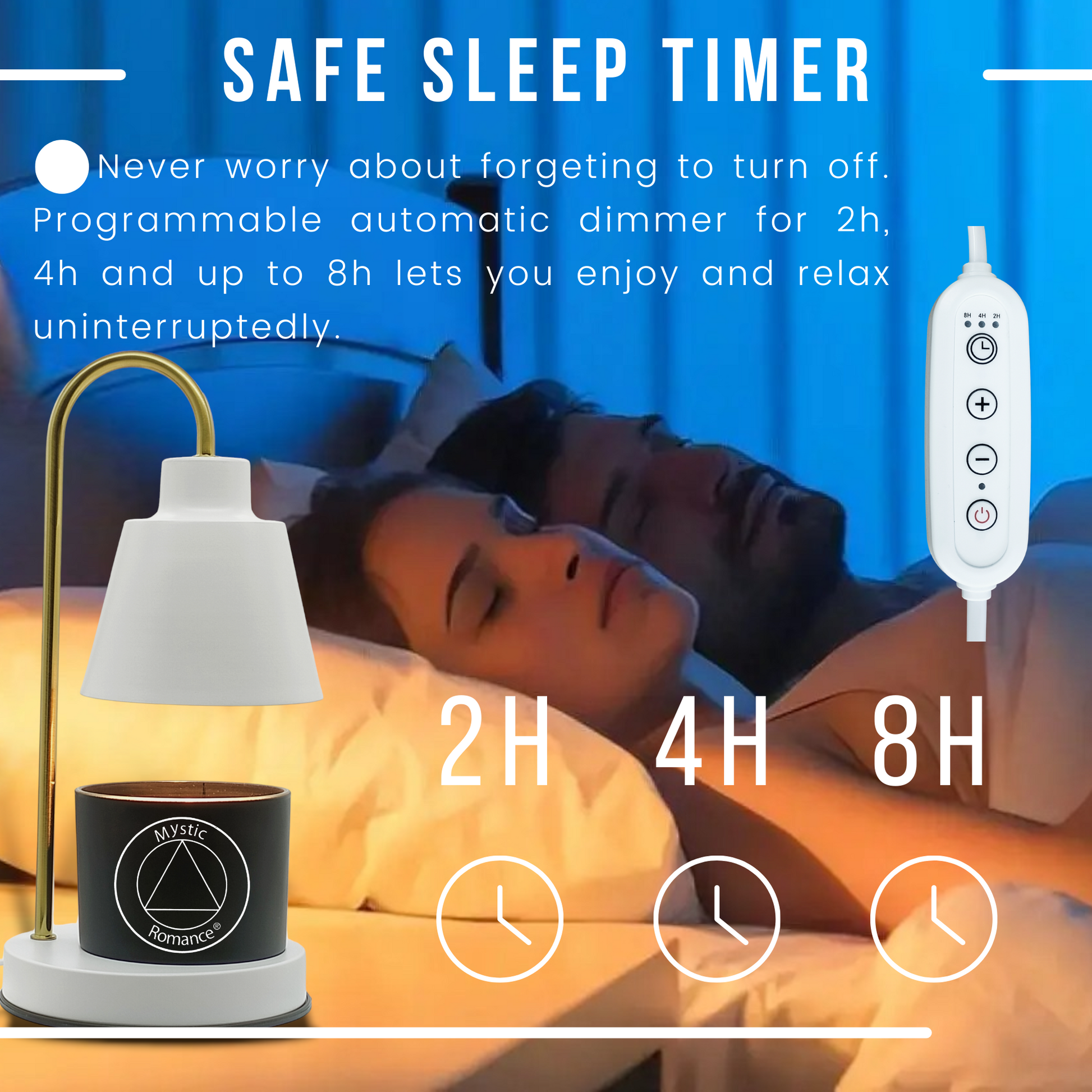 69141 Candle Warmer Lamp - DiAroma by Mystic Romance