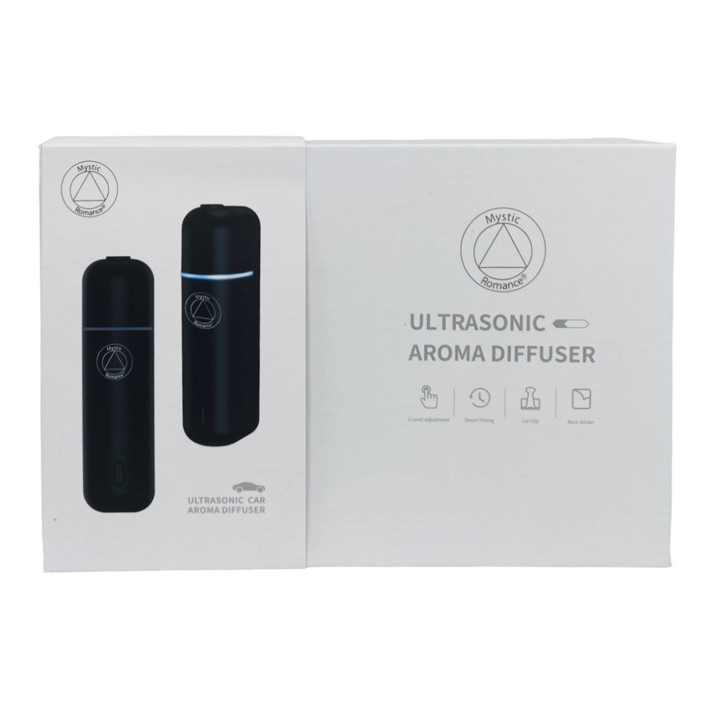 ULTRASONIC CAR AROMA DIFFUSER SET 6 Fragrances 69008 - DiAroma by Mystic Romance
