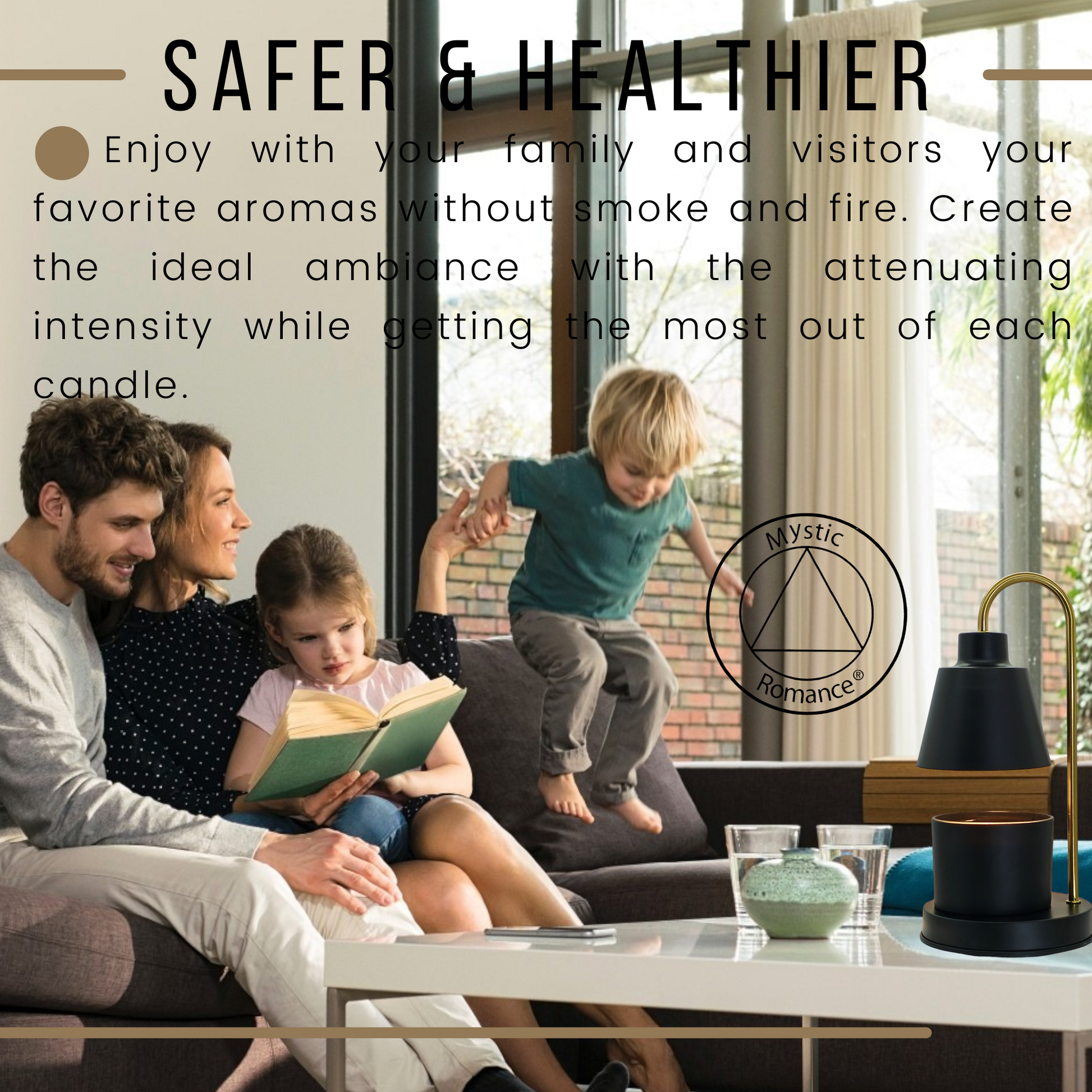 69140 Candle Warmers Lamp - DiAroma by Mystic Romance