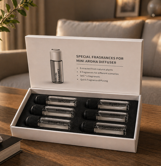 69121 Set of 6 fragrances 0.5ml for 69008 Car diffuser
