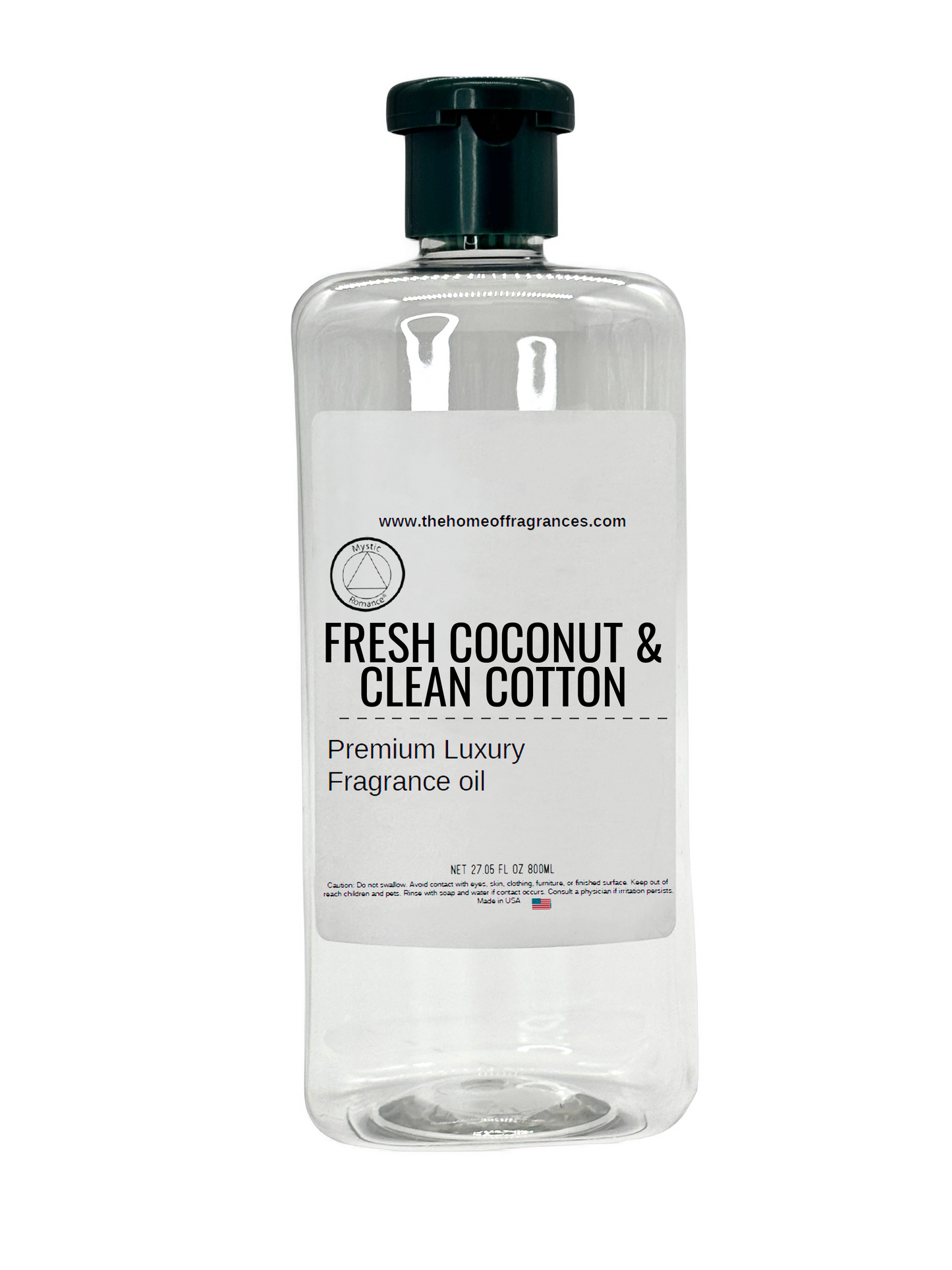 Fresh Coconut & Cotton Premium Fragrance Oil - DiAroma by Mystic Romance