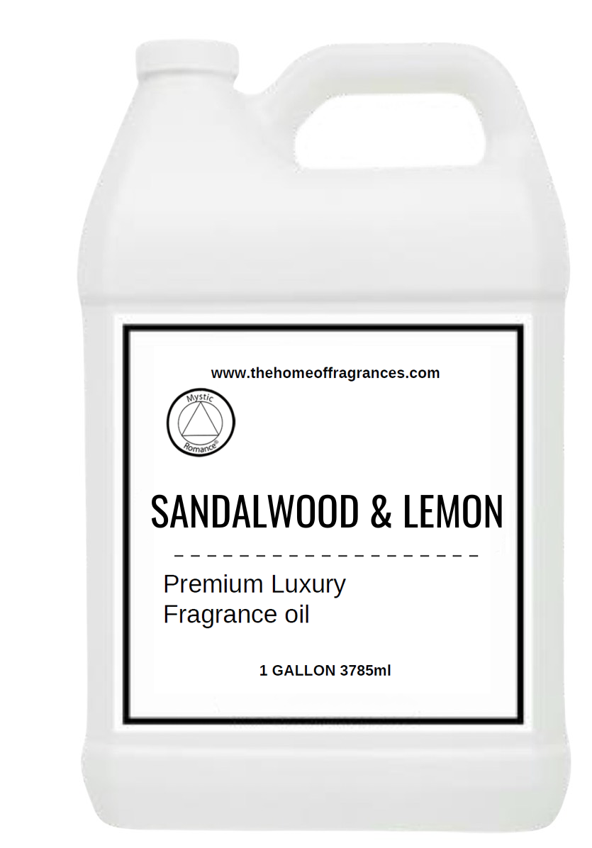 Sandalwood & Lemon Premium Fragrance Oil - DiAroma by Mystic Romance
