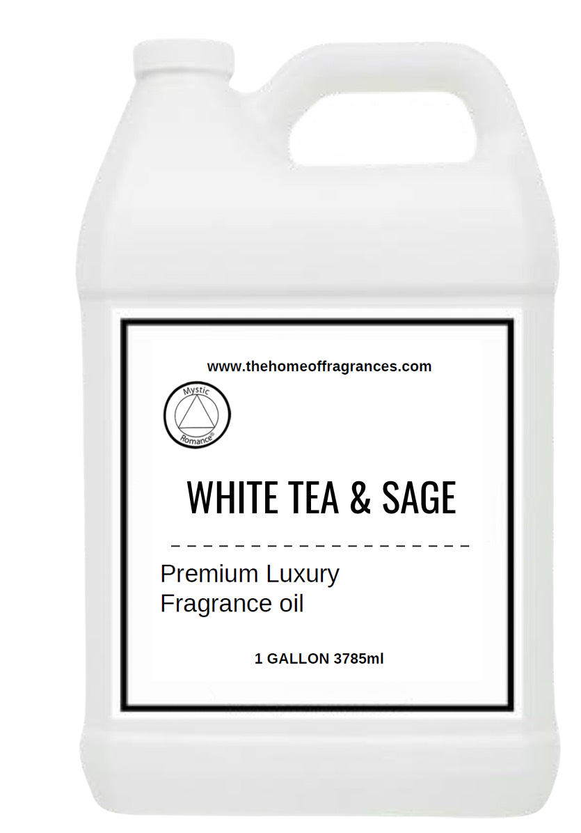 White Tea & Sage Premium Fragrance Oil - DiAroma by Mystic Romance
