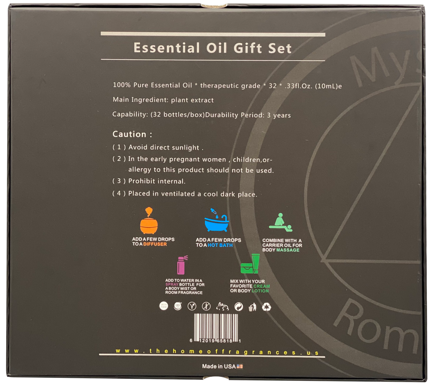 Gift Set 32 Pieces - DiAroma by Mystic Romance