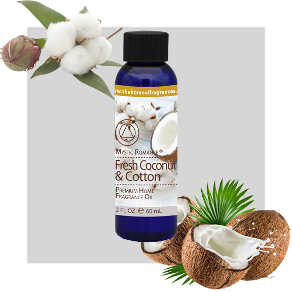 Fresh Coconut & Cotton Premium Fragrance Oil - DiAroma by Mystic Romance