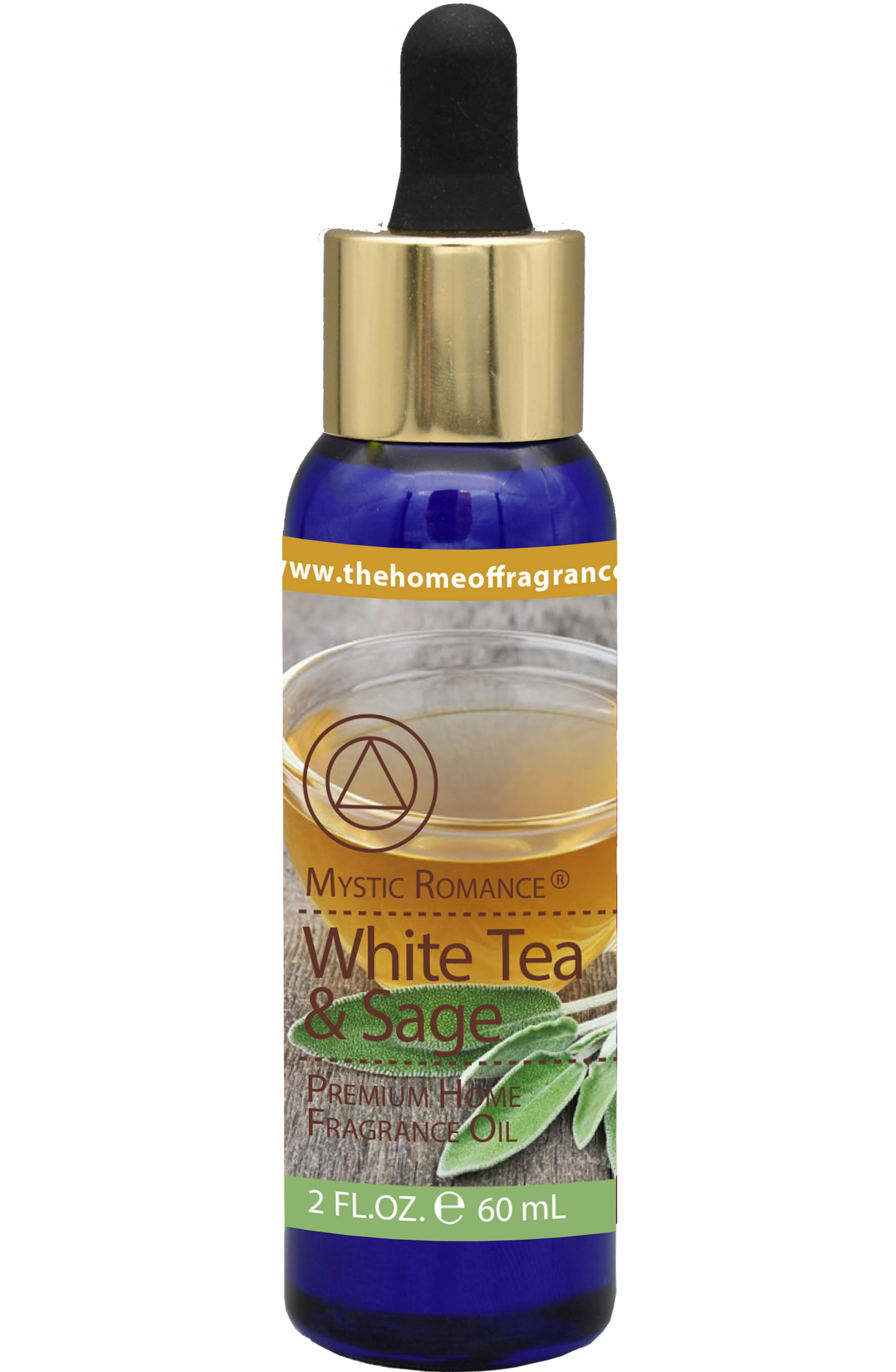 White Tea & Sage Premium Fragrance Oil - DiAroma by Mystic Romance