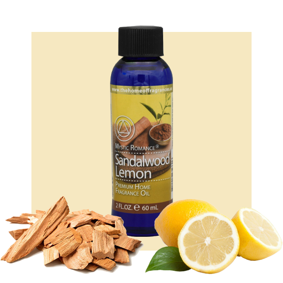 Sandalwood & Lemon Premium Fragrance Oil - DiAroma by Mystic Romance