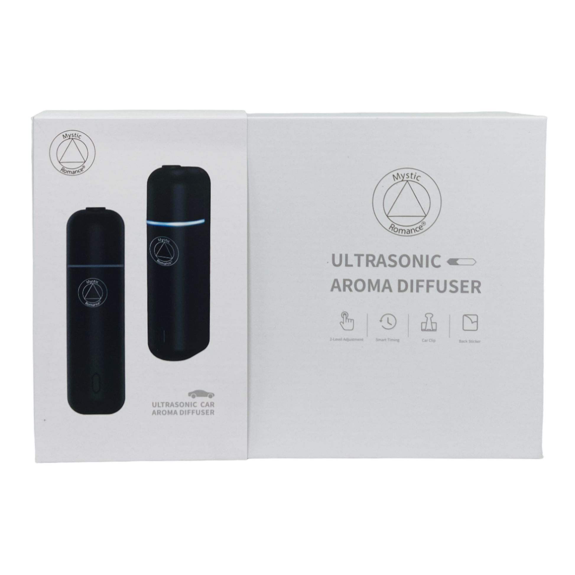 ULTRASONIC CAR AROMA DIFFUSER SET 6 Fragrances 69008 - DiAroma by Mystic Romance