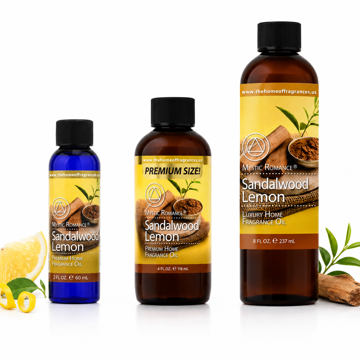 Sandalwood & Lemon Premium Fragrance Oil