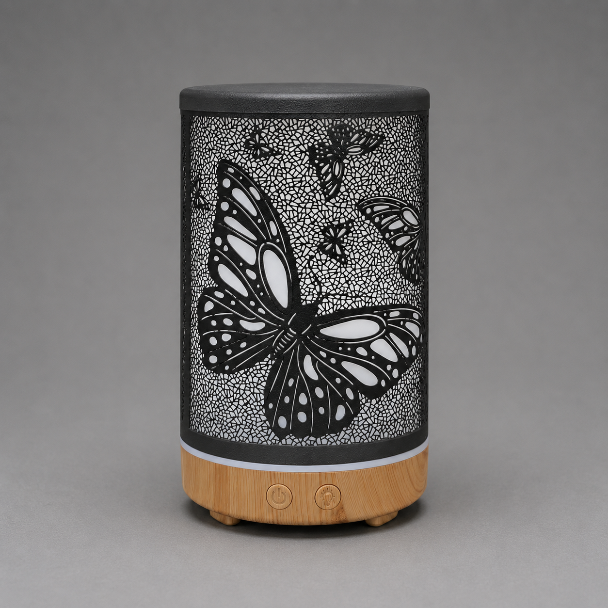 Butterfly Ultrasonic Aroma Diffuser 100ml – Decorative Fragrance Oil Diffuser with LED Ambient Light 69346