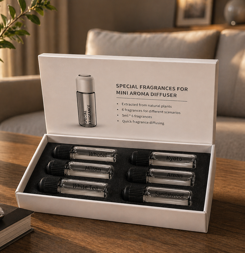 69121 Set of 6 fragrances 0.5ml for 69008 Car diffuser