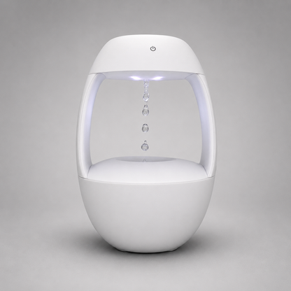 Antigravity Ultrasonic Diffuser 300ml – Fragrance Oil Diffuser with LED Light & Floating Water Drop Effect 68721