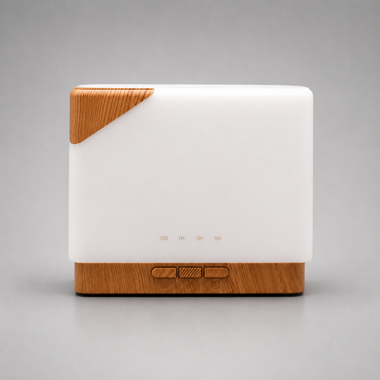 Ultrasonic Aroma Diffuser 700ml – Large Capacity Fragrance Oil Diffuser with LED Light & Timer 66225