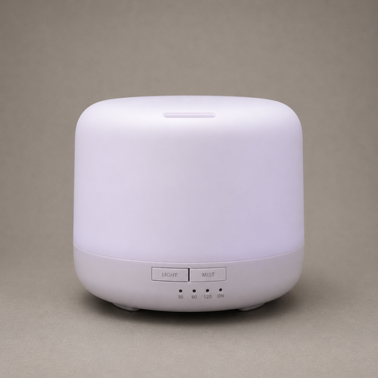 Ultrasonic Aroma Diffuser 300ml – Essential Oil Diffuser with LED Light & Adjustable Timer 65756
