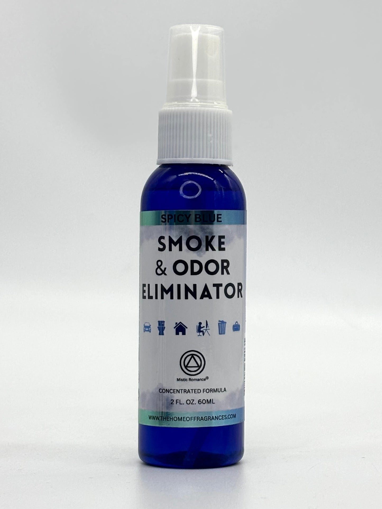 Smoke & Odor Eliminator 2 Fl Oz. 60ml Spicy Blue