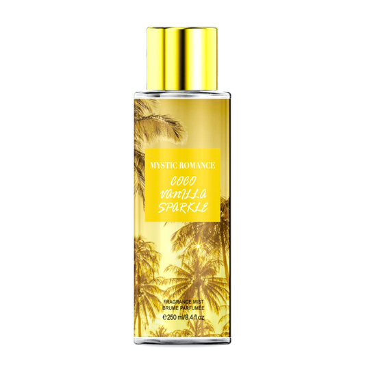 HF004 Coco Vanilla Sparkle Body Mist 68420 - DiAroma by Mystic Romance