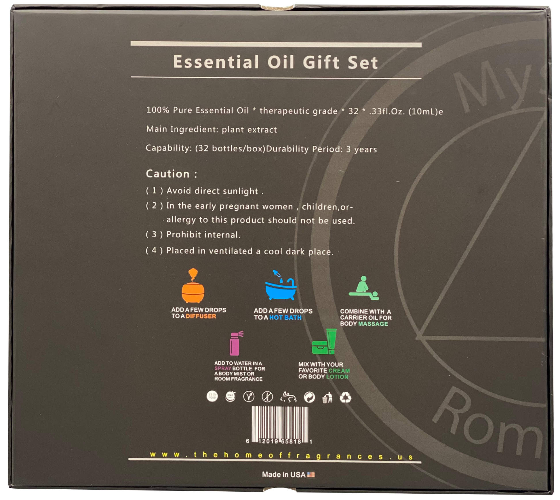 Gift Set 32 Pieces - DiAroma by Mystic Romance