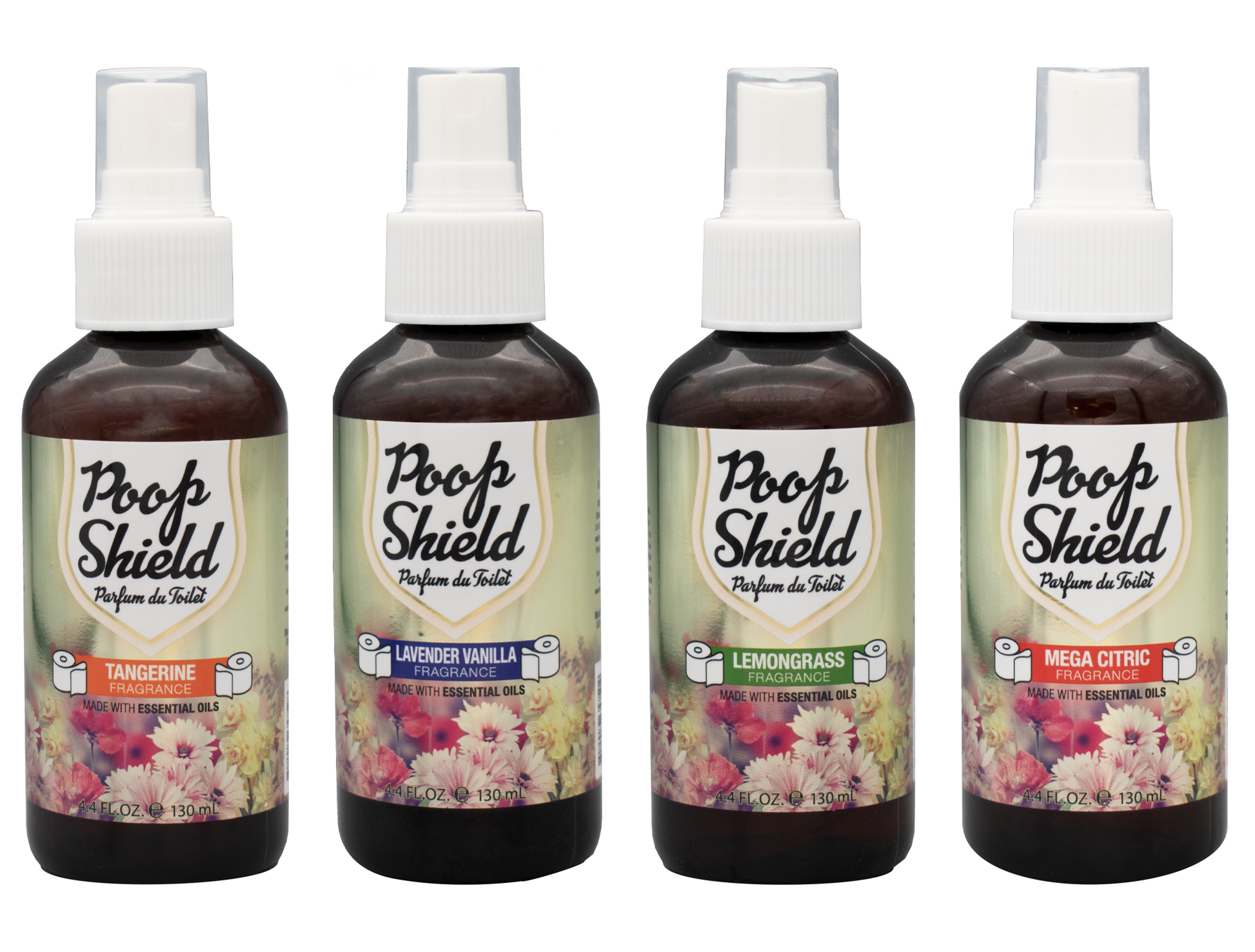 Poop Shield Set of 4oz (4pcs) - DiAroma by Mystic Romance