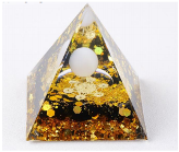 68690 Orgon with wooden base light LED 5x5x5 - DiAroma by Mystic Romance