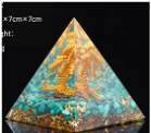 68692 Orgon Wooden base with LED Light 7x7x7 - DiAroma by Mystic Romance