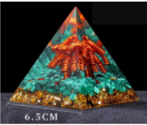 68693 Orgon Wooden Base with LED light 7x7x7 - DiAroma by Mystic Romance