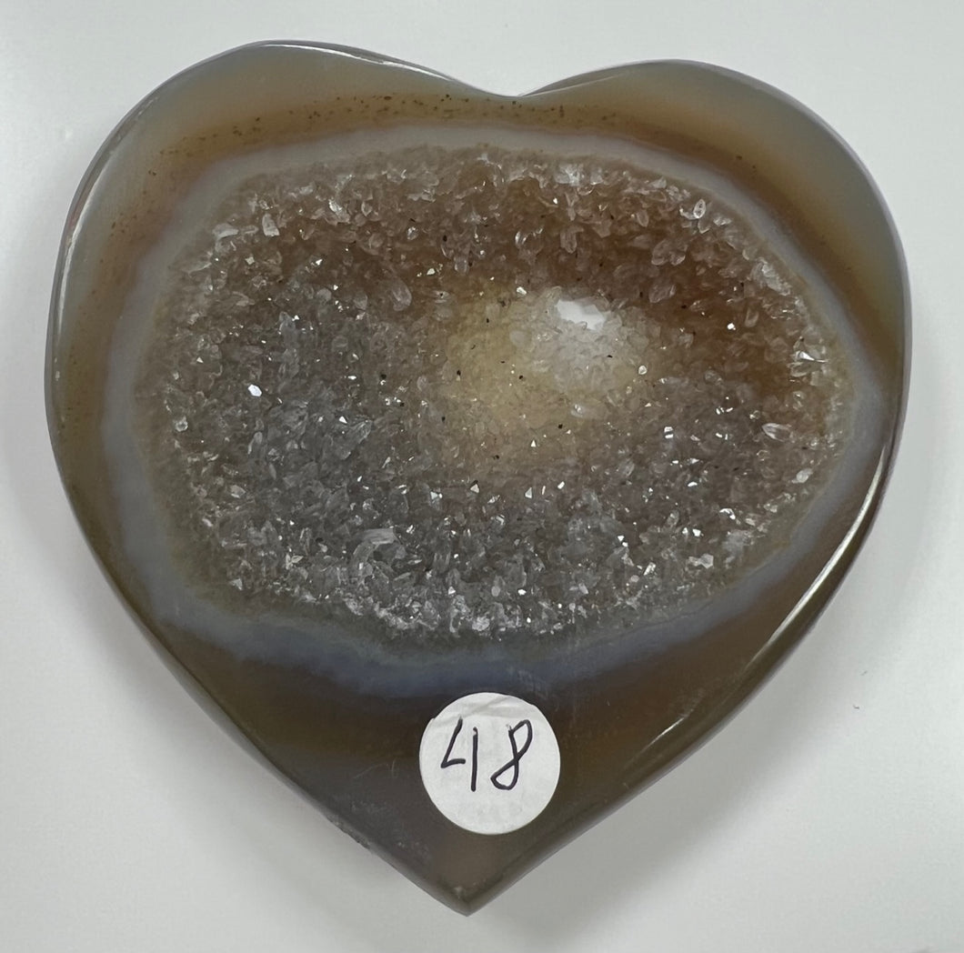 69030 Agate Heart stone
