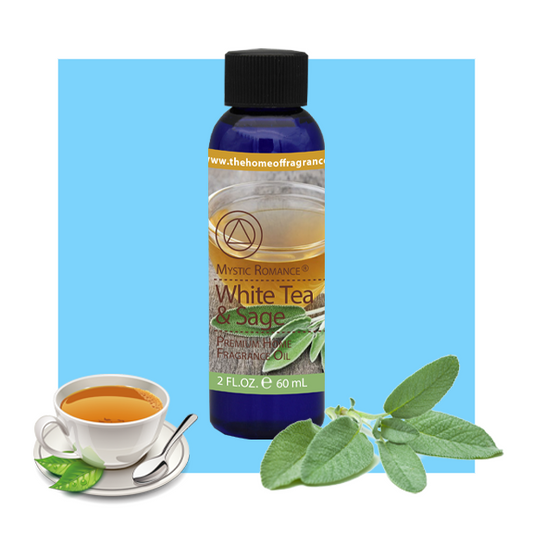 White Tea & Sage Premium Fragrance Oil - DiAroma by Mystic Romance