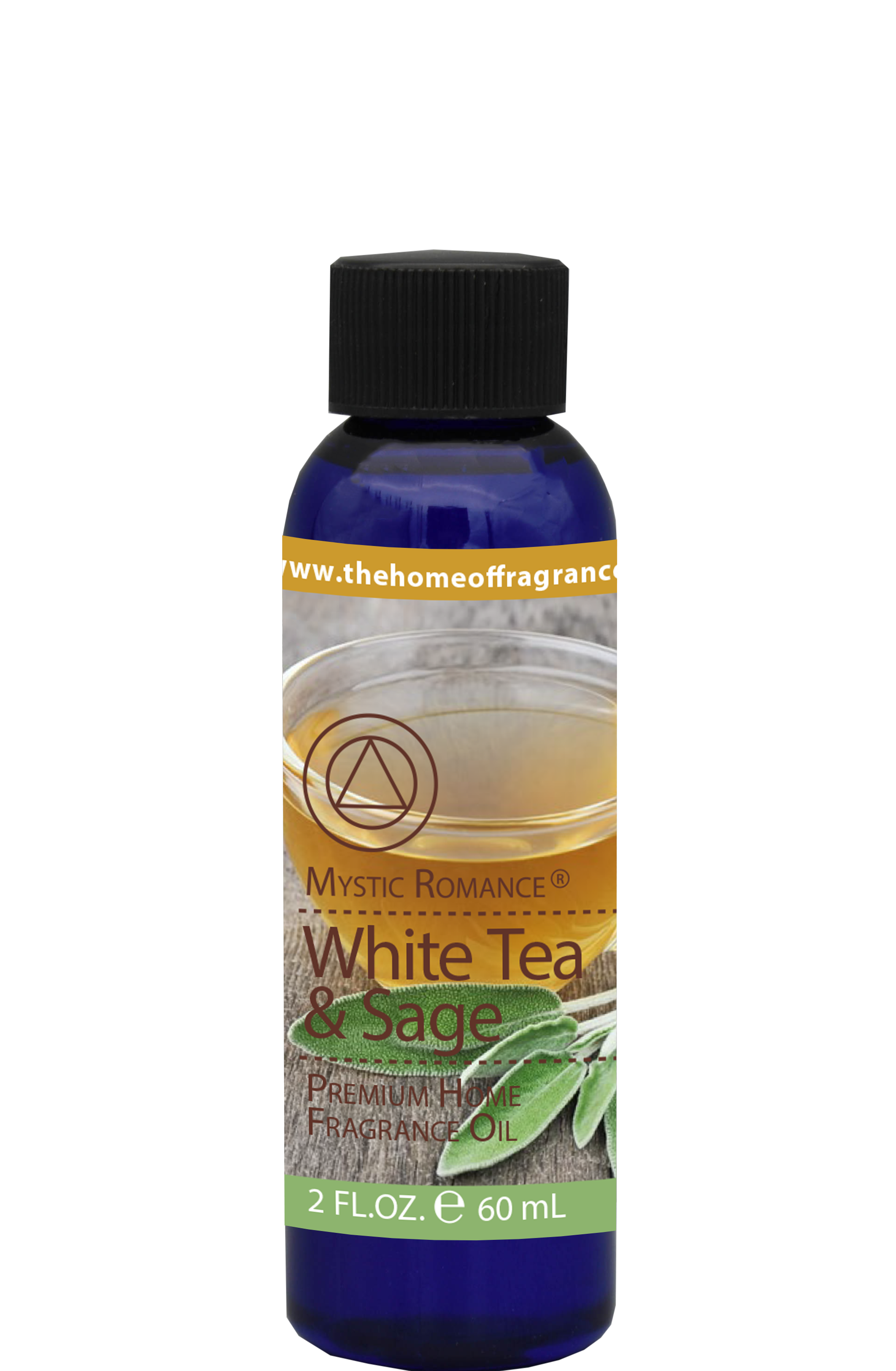 White Tea & Sage Premium Fragrance Oil - DiAroma by Mystic Romance